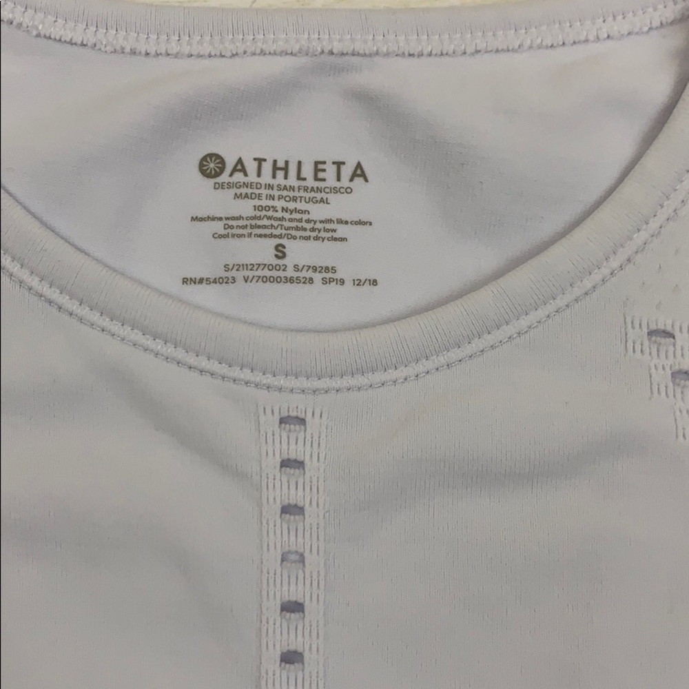 Athleta Split Back Workout Top - Picture 3 of 5